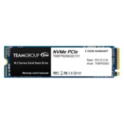 Team MP33 256GB 1600/1000 MB/s NVMe PCIe Gen3 x4 M.2 Series SSD Disk - TM8FP6256G0C101